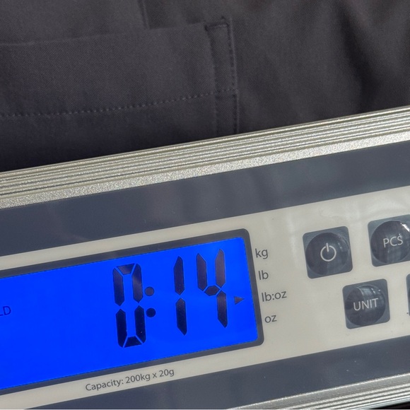 Figs XL PETITE Gray High Waisted Yola Scrub Pants - Picture 7 of 8